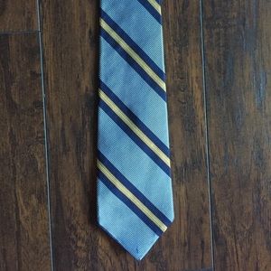 Ralph Lauren Tie Blue with Gold Stripe